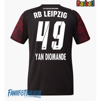 RB Leipzig Yan Diomande #49 Tricou Fotbal Replică 2025-26 Barbati Treilea